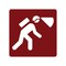 Sign Solutions Usa Spelunking/Caves (Symbol), Aluminum, 24 in x 24 in DUS08DWT2424RS-084 - alternate 1